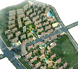 交通发达的现代城市