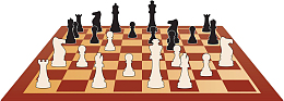 手绘黄色象棋格