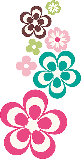 花朵欧式桌布底纹