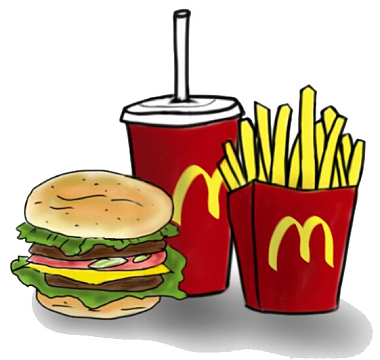 手绘麦当劳