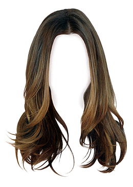 女生长发免抠素材图形图片