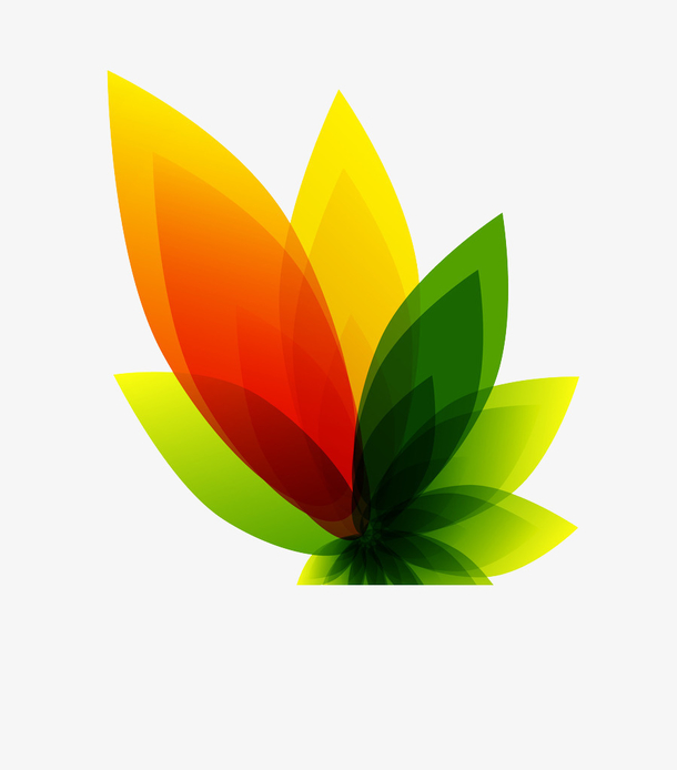 彩色不规则图形