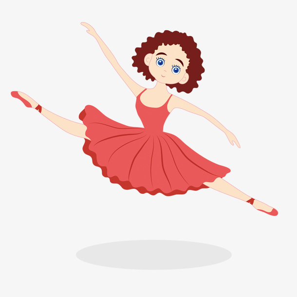 劈叉的女孩免抠素材免费下载_觅元素51yuansu.com