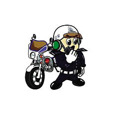 卡通交警