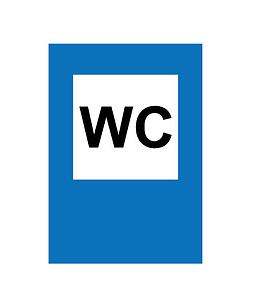 蓝色WC