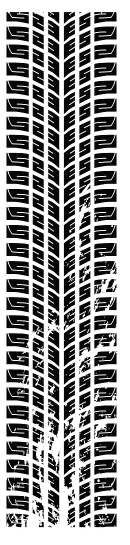 汽车矢量轮胎轨迹图