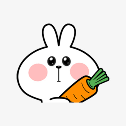 兔子胡萝卜头像图片