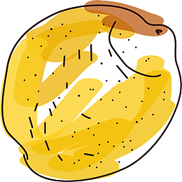 矢量图美味的土豆
