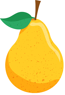 夏季水果黄色梨子