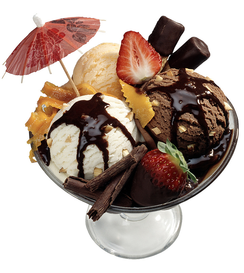 水果巧克力手工冰淇淋