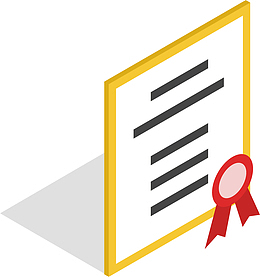 矢量图唯美的奖状