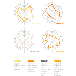 坐标图表设计模板