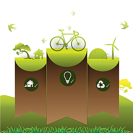 卡通保护环境图表设计