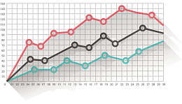 矢量数据统计图案