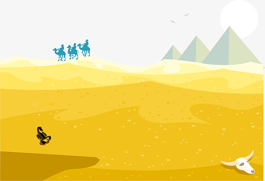 手绘骆驼坐骑png骆驼的剪影图标png骆驼png插画素材png沙漠图片png 