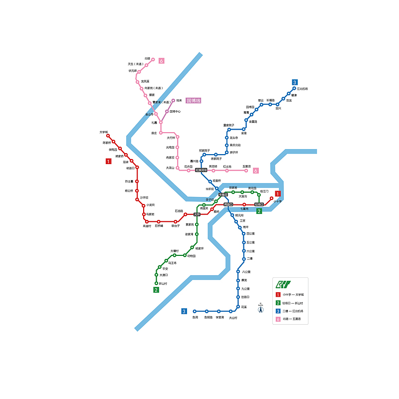 重庆地铁规划线路图