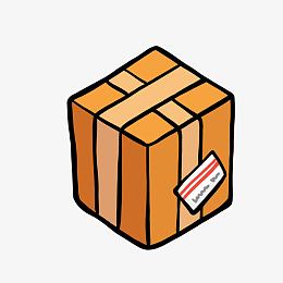 物流包裹矢量图装饰