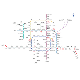 地铁交通路线