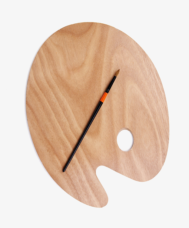 木质调色板素材免费下载_觅元素