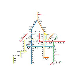 广州地铁线路图