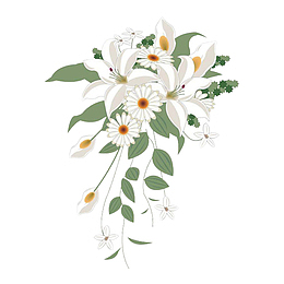 手绘花束