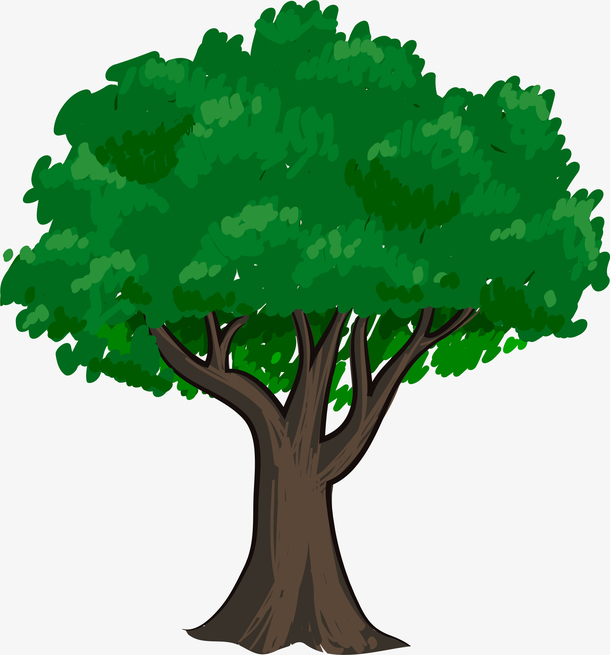 卡通手绘树木装饰