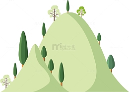 矢量图创意山丘设计