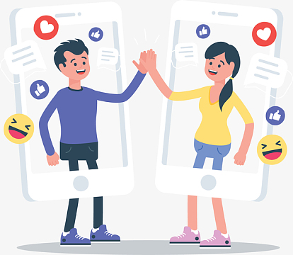 手机端社交网络点赞