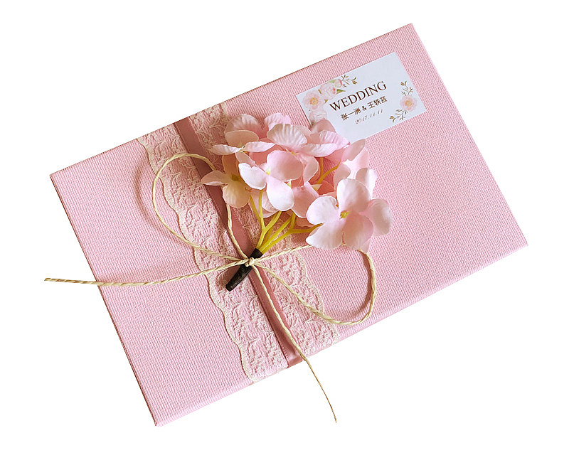 浪漫韩式粉色喜糖包装盒