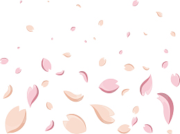 浪漫飞舞樱花花纹