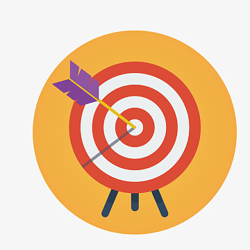 靶子手绘创意矢量免抠图png