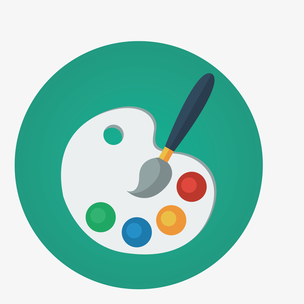 画板手绘创意矢量免抠图png