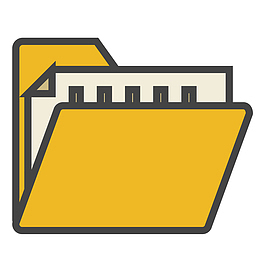 打开的文件夹图标