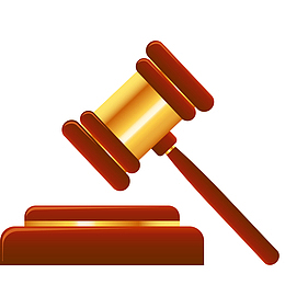 卡通拍卖会的锤子设计