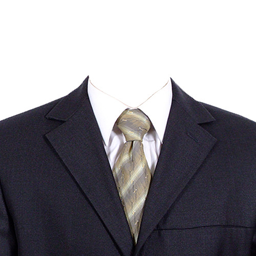 黑色简约装饰西服设计图