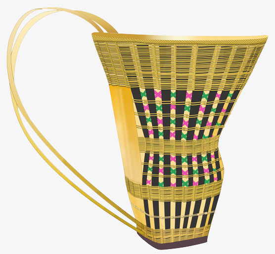 民族花纹小背篓