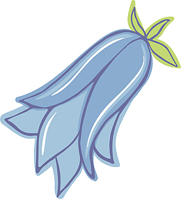 紫色风铃花PNG