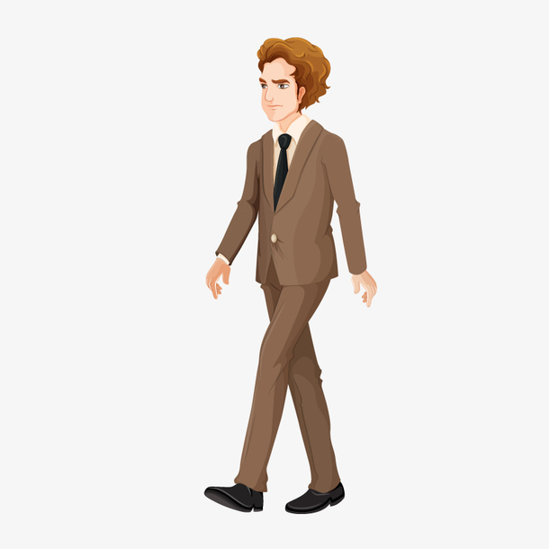 关键词 : 棕色,黑色,领带,西装,走路,一位,白领,卡通[声明] 觅元素