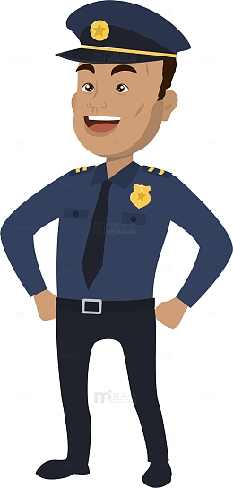 叉腰警察