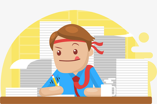 卡通工作场景立体插画(2368x3552)aipng团队合作握手扁平风矢量商务