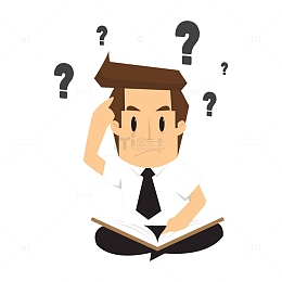 男人坐在地上满脸困惑