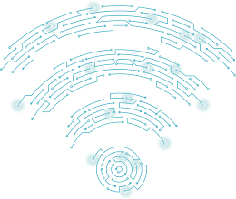 矢量蓝色科技WiFi