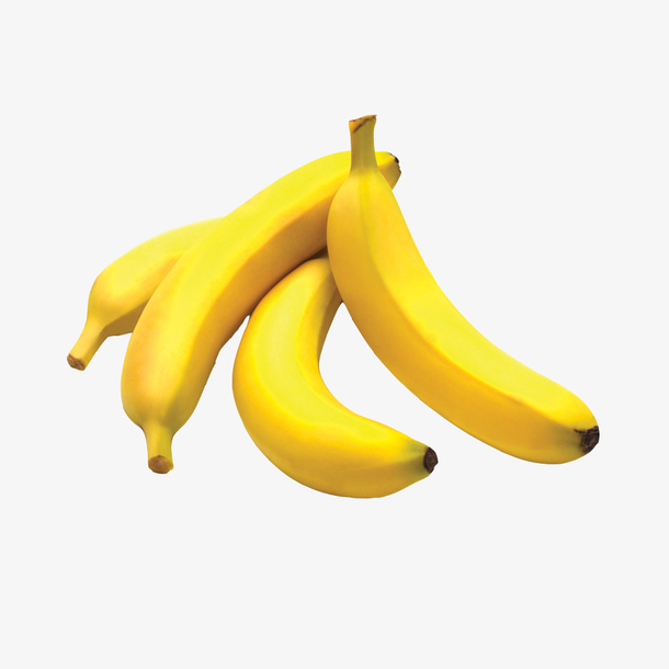 四个黄色的香蕉