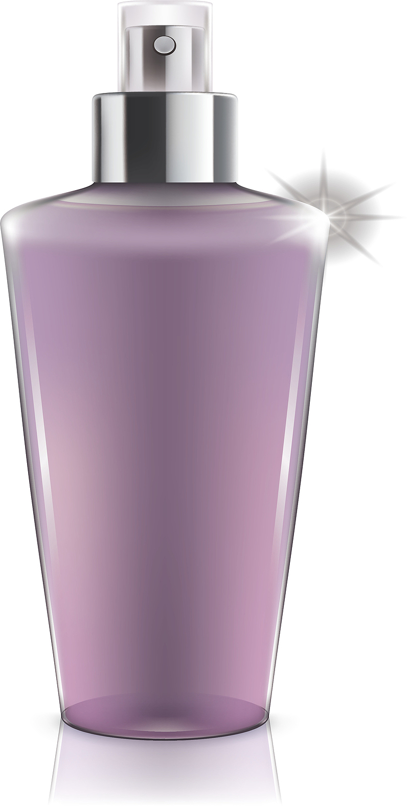 紫色精华液瓶子