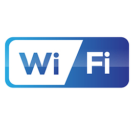 蓝色卡通WIFI模块