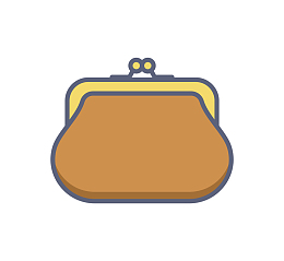 女士化妆小包卡通图