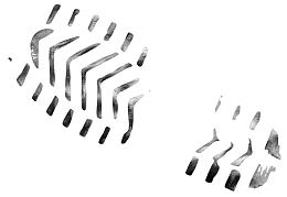 黑色鞋底印记素材