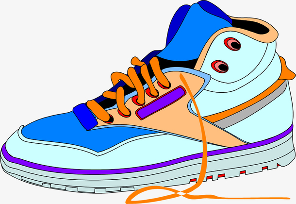 鞋子创意画动画图片