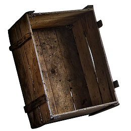 废弃的旧物木箱图案素材