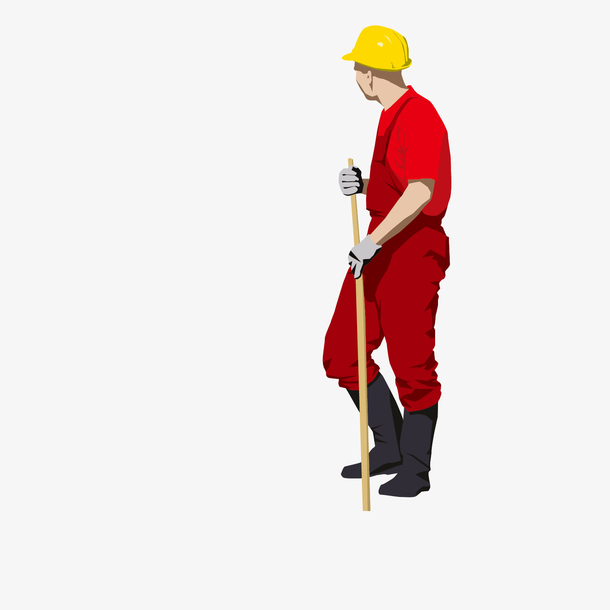 矢量素材室内装修工人